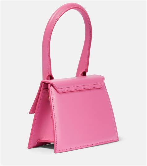 Le Chiquito Moyen Leather Shoulder Bag In Pink Jacquemus Mytheresa