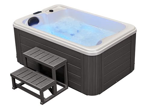 Luxury Spas Cashmere Person Jet Hot Tub With Ozonator In Gray Wayfair