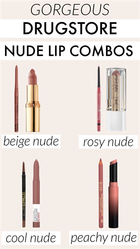 Gorgeous Drugstore Nude Lip Combos Artofit