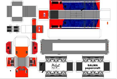 Papercraft Bb Perumka Locomotora Papel Para Imprimir Tren