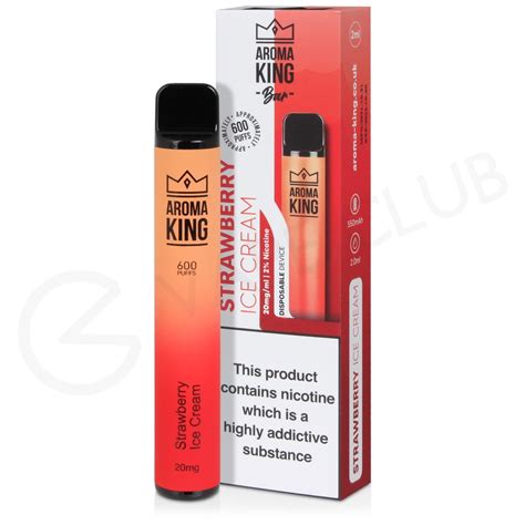 Strawberry Ice Cream Aroma King Disposable Vape