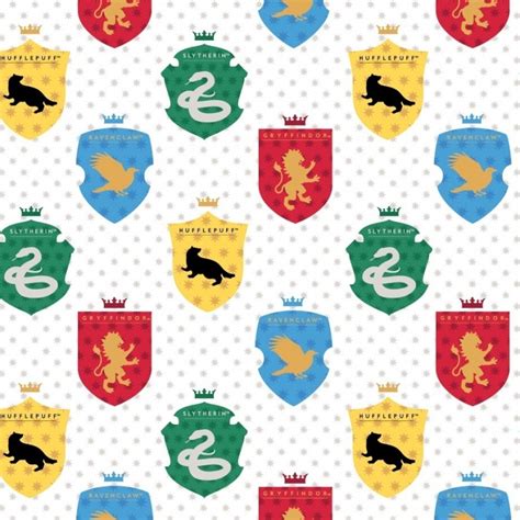 Harry Potter Hogwarts Houses Fabric Favourites