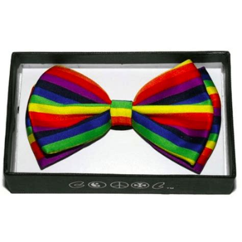 striped rainbow bow tie abracadabranyc