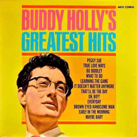 Buddy Holly - Buddy Holly’s Greatest Hits Lyrics and Tracklist | Genius