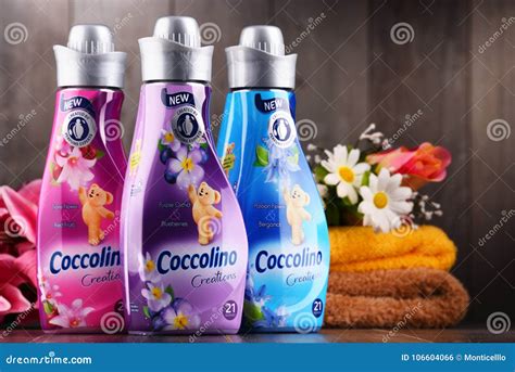 Bottles Of Liquid Coccolino Fabric Softener Editorial Photo Image Of