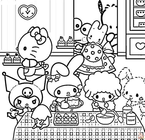 Sanrio Characters Coloring Pages