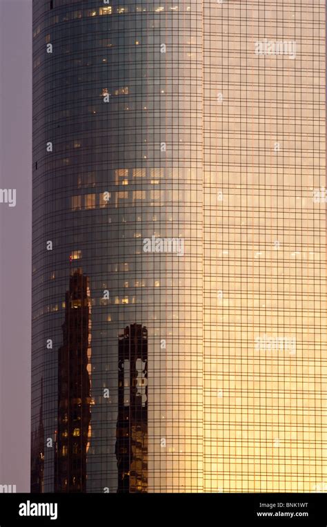 Texas, Houston. Downtown evening skyline Stock Photo - Alamy