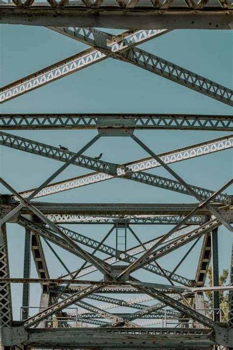 Steel Construction of Bridge · Free Stock Photo