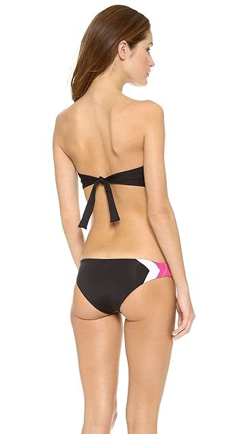 L Space Colorblock Neo Bandeau Bikini Top SHOPBOP