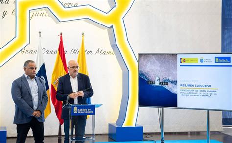 Gran Canaria Presenta Su Candidatura Para Ser La Sede De La Agencia