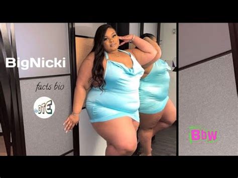 Bbw Plus Size Model BigNicki Biography Facts YouTube