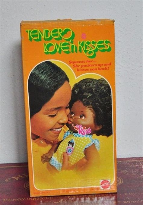 Vintage 1976 Mattel Baby Doll Tender Love N Kisses African American