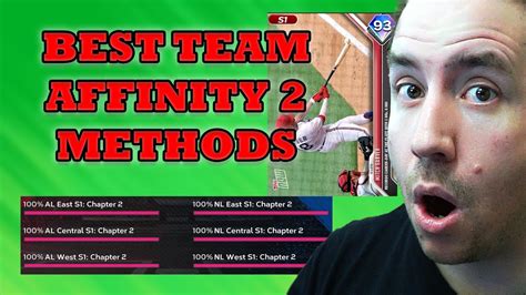 Best Team Affinity Methods In Mlb The Show Youtube