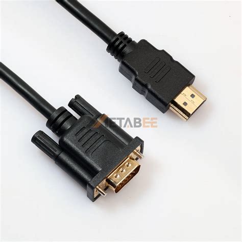 18m Hdmi To Vga Harness Cable With Gold Plated Plug Renhotec