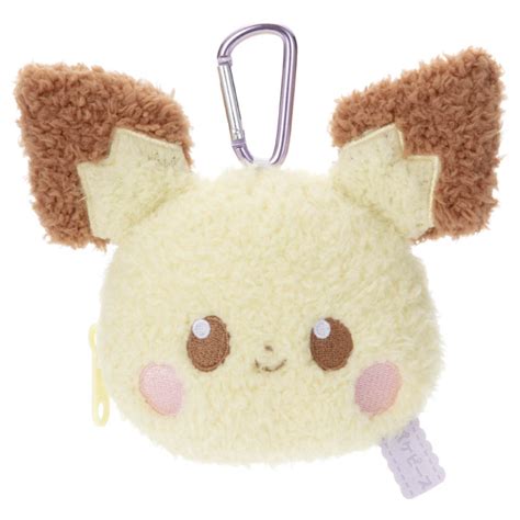 Plush Pouch Pichu Pok Mon Pok Peace Meccha Japan