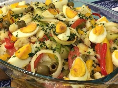 Salada De Bacalhau Do Luís Miranda Receitas Gshow Gshow