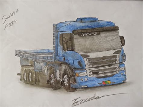 Toninho Desenhos Scania P310 By Toninho