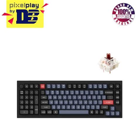 Keychron Q12 QMK 96 Fully Assembled Knob RGB Hot Swappable Wired Mechanical Keyboard Carbon