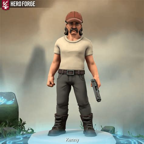 Kenny from TWD telltale series. : r/HeroForgeMinis