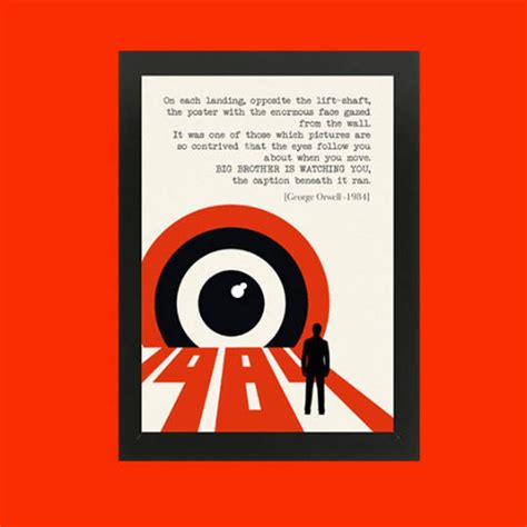 Printable Poster 1984 by GEORGE ORWELL, Book Lovers, Ready to Print ...