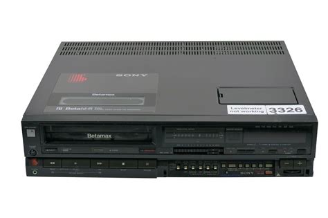 Sony SL HF100EC Betamax Videorecorder BetaHi Fi Level Meter