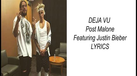 Deja Vu - Post Malone - Lyrics - YouTube