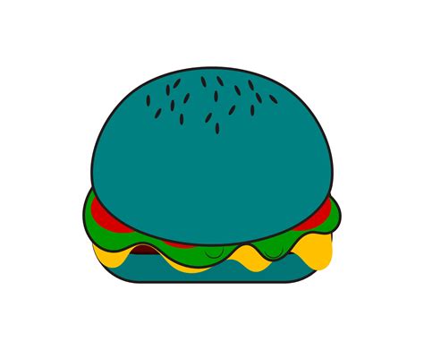 hamburger vector flat design 24188905 Vector Art at Vecteezy