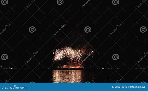 Celebration of Light Fireworks at the English Bay in Vancouver Stock ...