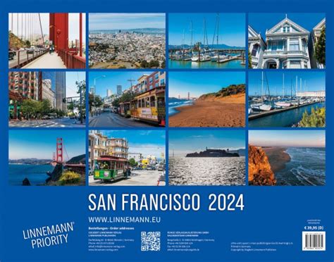 Calendar San Francisco 2024 Wall Calendars 2022 Town Countries And