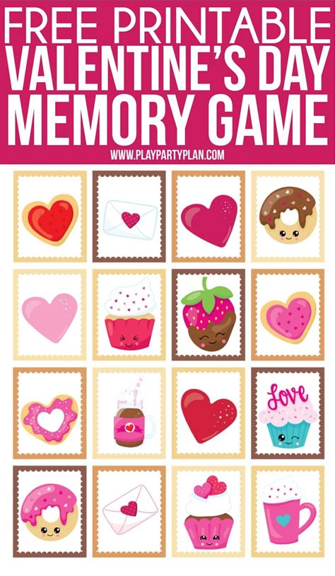 Free Printable Valentine S Day Memory Games For Kids | realsimple