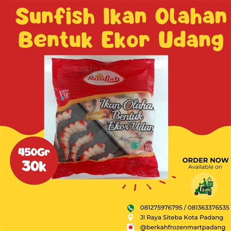 Jual Sunfish Ikan Olahan Bentuk Ekor Udang Gr Shopee Indonesia