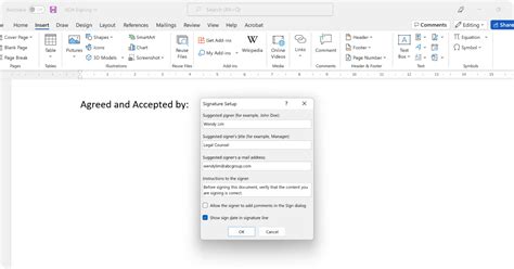 How To Add A Signature To A Word Document | Lexagle