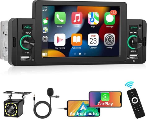 Podofo Din Autoradio Avec Apple Carplay Android Auto Sans Fil