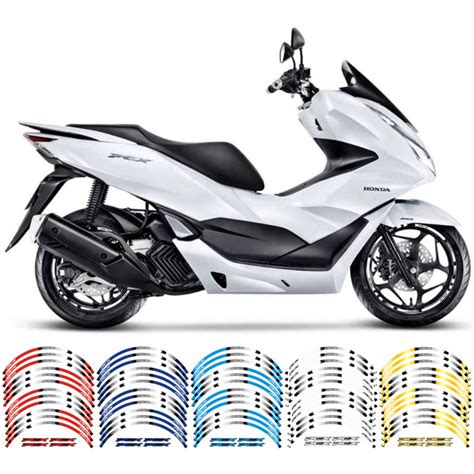 14 13 Inch Reflective Motorcycle Stickers Wheel Hub RIM Cutting