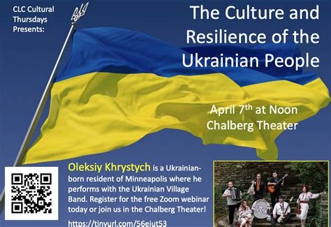 Cultural Thursday: Culture and resilience of the Ukrainian people - CLC