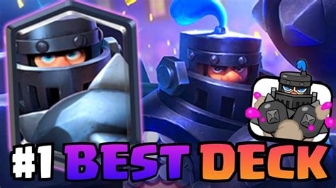 New Best Mega Knight Deck To Win Any Games In Clash Royale Youtube