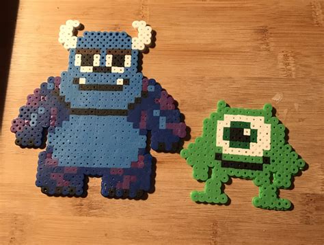 Sully And Mike Perler Bead Art Etsy