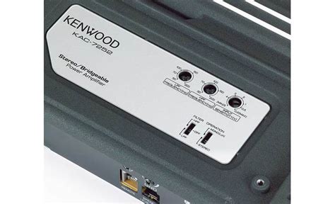 Kenwood Kac Channel Car Amplifier Watts Rms X At Crutchfield