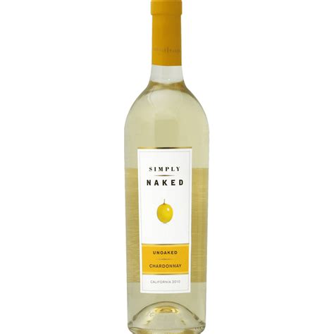Simply Naked Chardonnay Unoaked California Ml Delivery Or