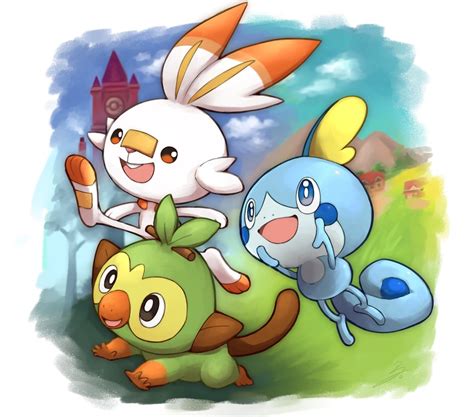 Scorbunny Sobble And Grookey Pokemon Drawn By Rit920glass Danbooru