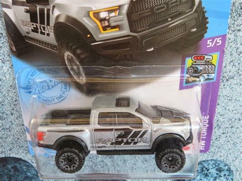 Hot Wheels Ford F Raptor Grey Hw Torque Valentine S Etsy