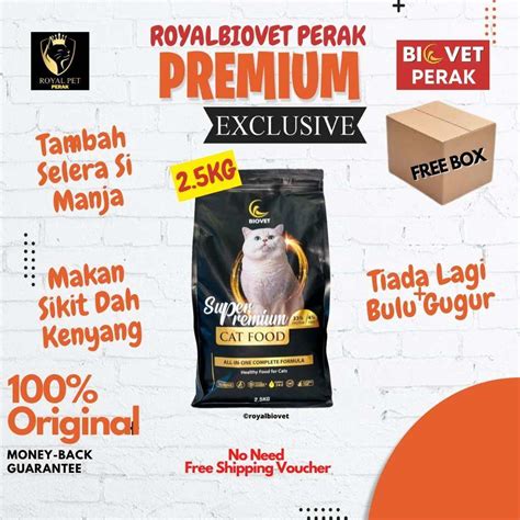 Biovet Royal Pet Cat Food Makanan Kucing Premium Superfood Kibble Untuk