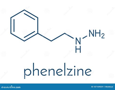 Phenelzine Antidepressant Molecule Belongs To Hydrazine Class Of