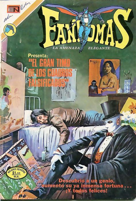 Fantomas 104 1973 Mexican Edition Comic Book Cover Comic Books Comics