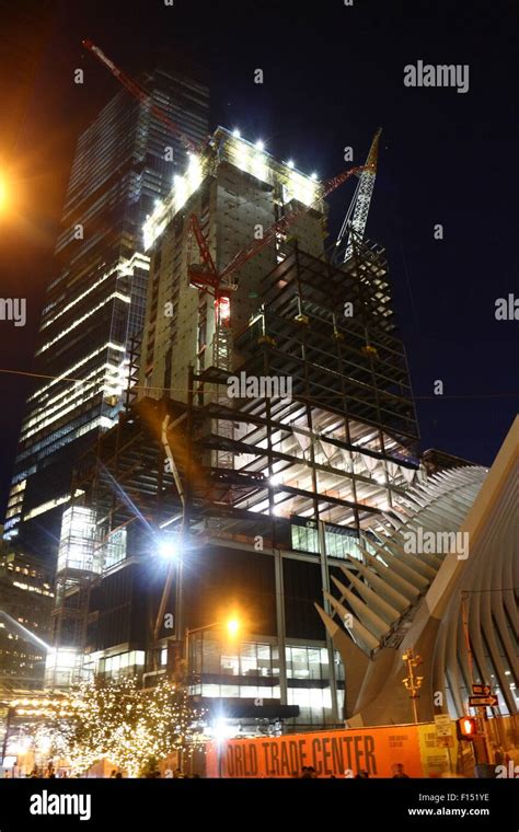 3 World Trade Center (in construction). July 2015 Stock Photo - Alamy