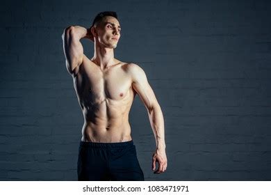 Inflated Torso Bodybuilder Naked Figure Stock Photo Shutterstock