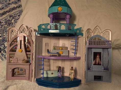 Disneys Wish Rosas Castle Playset Dollhouse With 2 Posable Mini Dolls