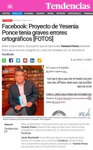 Larep Blica Pe Proyecto De Yesenia Ponce Ten A Graves Errores