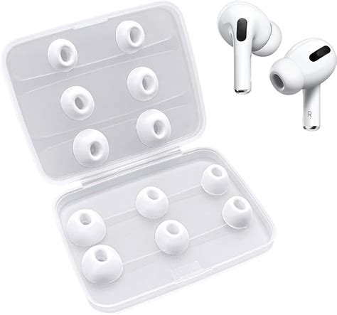 3 Pairs Replacement Ear Tips For AirPods Pro AirPods Pro 2 Silicon