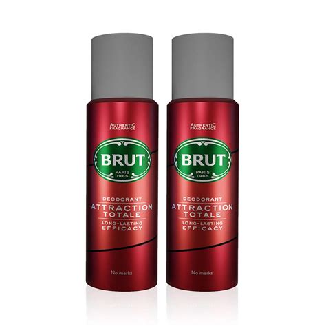 Brut Attraction Totale Deodorant Body Spray For Men Masculine Long